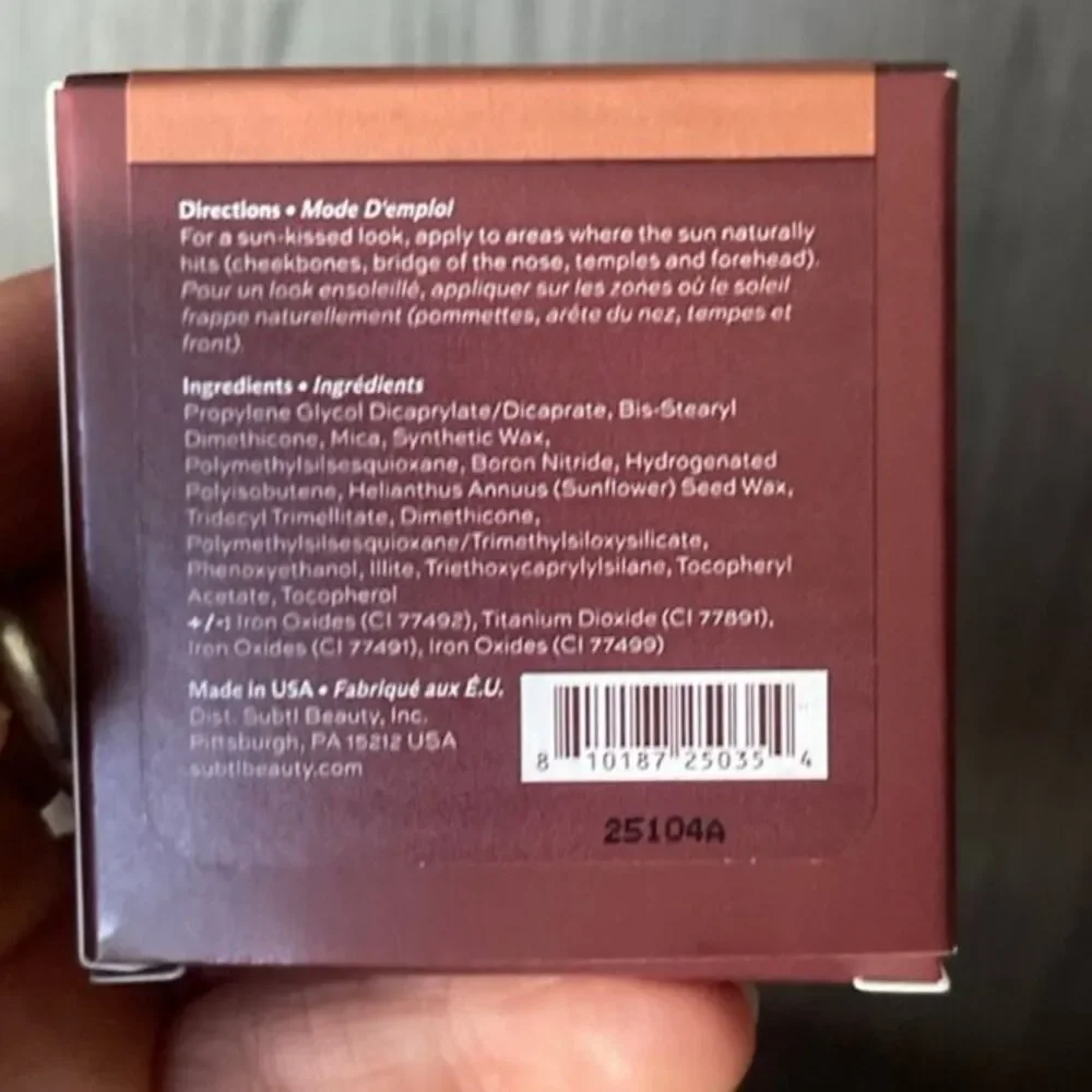 Subtl Beauty Stacks Bundle - BNIB (lip, bronzer, highlighter, mirror, lip brush)